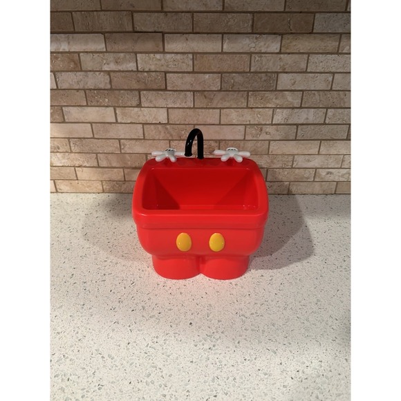 MICKEY MOUSE 'PANTS' KITCHEN SINK ICE CREAM SUNDAE BOWL/DISH - WALT DISNEY WORLD - Picture 1 of 4